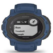 Relógio Garmin Instinct 2 Solar Azul com Monitor Cardíaco de Pulso e GPS
