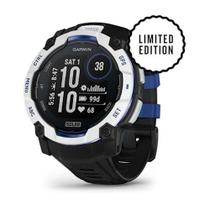 Relógio Garmin Instinct 3 Supernova Solar, Branco, Azul e Preto Relógio Garmin Instinct 3 Supernova Solar, Branco, Azul e Preto