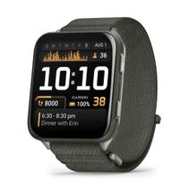 Relógio Garmin Venu X1 com Monitor Cardíaco Pulso GPS Oliva