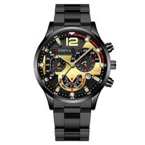 Relógio Geneva G0106 - Aço, Resistente à Água