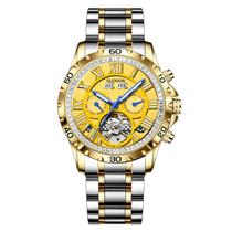 Relógio GLENAW GLENAW Mechanical Skeleton para homens 30m à prova d'água