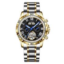 Relógio GLENAW GLENAW Mechanical Tourbillon Skeleton 30m para homem Relógio GLENAW GLENAW Mechanical Tourbillon Skeleton 30m para homem