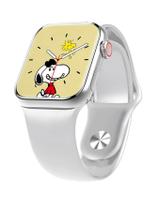 Relogio Glifo 9 Mini Caixa Silver Desenho Da Pulseira Liso Relogio Glifo 9 Mini Caixa Silver Desenho Da Pulseira Liso