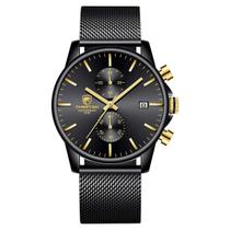 Relógio GOLDEN HOUR Fashion Sport Quartz analógico para homens