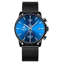 Relógio GOLDEN HOUR Fashion Sport Quartz para homens à prova d'água Relógio GOLDEN HOUR Fashion Sport Quartz para homens à prova d'água