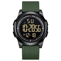 Relógio Golden Hour Ultrafino Waterproof Digital Army Green