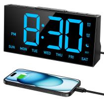 Relógio GOLOZA Digital Alarm 4, porta USB de brilho