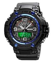 Relógio Gosasa Analog Digital LED 50m à prova d'água para homens