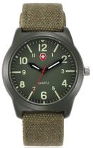 Relógio Gosasa G-Green com pulseira de nylon, quartzo, resistente à água 30 m Relógio Gosasa G-Green com pulseira de nylon, quartzo, resistente à água 30 m