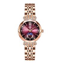 Relógio Gosasa Luxury Women's T-Purple em aço inoxidável