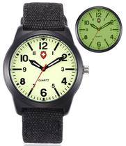 Relógio Gosasa Military Sport com pulseira de nylon 30m à prova d'água