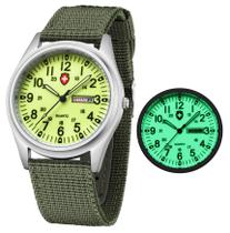 Relógio Gosasa Military Sport com pulseira de nylon impermeável de 30 m