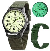 Relógio Gosasa Unissex Military Sport, pulseira de nylon, 30 m à prova d'água Relógio Gosasa Unissex Military Sport, pulseira de nylon, 30 m à prova d'água