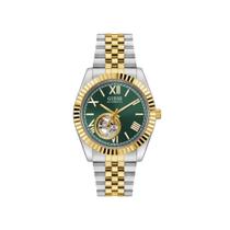 Relógio Guess Automático Masculino Bicolor com Fundo Verde - GW0984G4 Relógio Guess Automático Masculino Bicolor com Fundo Verde - GW0984G4