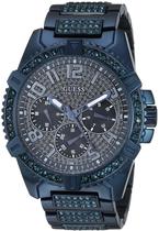Relógio GUESS em aço inoxidável Iconic Blue Crystal U0799G6 Relógio GUESS em aço inoxidável Iconic Blue Crystal U0799G6