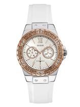 Relógio GUESS em aço inoxidável+rosa dourado branco U1053L2