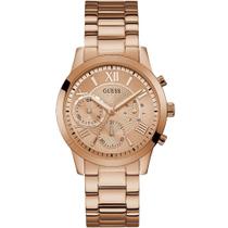 Relógio GUESS feminino analógico cronógrafo rosê W1070L3