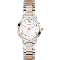 Relógio GUESS feminino analógico prata rose GW0404L3