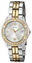 Relógio GUESS Feminino - Dourado e Prata com Data - 36mm