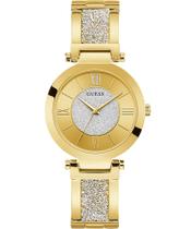 Relógio GUESS feminino dourado strass W1288L2 Relógio GUESS feminino dourado strass W1288L2