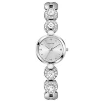 Relógio Guess Feminino Prata Cristais GW0757L1
