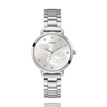 Relógio Guess Feminino Prata Sparkling Rose - W0242L1 Relógio Guess Feminino Prata Sparkling Rose - W0242L1