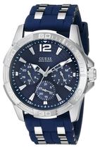 Relógio GUESS Iconic Blue em aço inoxidável em silicone U0366G2