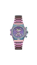 Relógio GUESS Ladies, caixa de aço inoxidável iridescente de 36 mm Relógio GUESS Ladies, caixa de aço inoxidável iridescente de 36 mm
