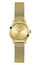 Relógio GUESS Ladies Gold Tone com mostrador em champanhe 30m WR Relógio GUESS Ladies Gold Tone com mostrador em champanhe 30m WR