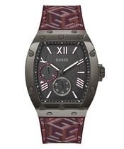 Relógio GUESS Masculino - Caixa 43mm Bronze com Pulseira Vermelha