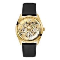Relógio Guess Masculino Couro Preto - GW0389G2