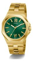 Relógio Guess Masculino Prata Azul Marinho Octogonalgw0849g1 Dourado Dourado Verde