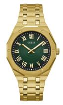 Relógio GUESS para homens com caixa de aço inoxidável dourado de 42 mm Relógio GUESS para homens com caixa de aço inoxidável dourado de 42 mm