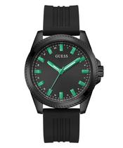 Relógio GUESS para homens GUESS 44 mm, pulseira preta, mostrador preto