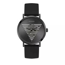 Relógio GUESS para homens GUESS Black Strap Black Dial 44mm