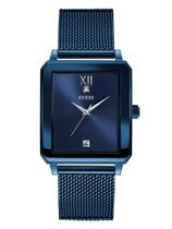 Relógio GUESS Retangular Azul - Aço Inoxidável - U1074G2 Relógio GUESS Retangular Azul - Aço Inoxidável - U1074G2