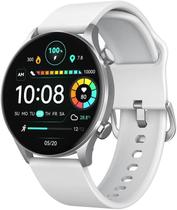 Relógio Haylou Solar Plus RT3, Prata Amoled 1.43, Faz e Recebe Lig, IP68, Esportes BT 5.2 LS16 - Prata