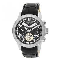 Relógio HERITOR Automatic Hannibal Semi-Skeleton Leather Band