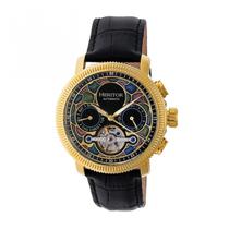 Relógio HERITOR HERHR3502 automático para homens com pulseira de couro
