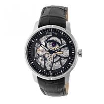 Relógio HERITOR Ryder Skeleton Automatic para homens em couro preto Relógio HERITOR Ryder Skeleton Automatic para homens em couro preto