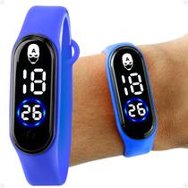 relogio heroi prova dagua infantil capitao america digital data adolescente menino azul original presente criança heroi