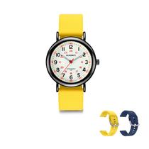 Relógio HEUREMATE 5ATM impermeável unissex com mostrador luminoso de 37 mm