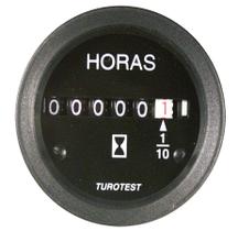 Relogio horimetro tratores bivolt 52mm universal tu300285 - TUROTEST