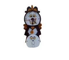 Relógio Horloge A Bela E A Fera 3D 32 Cm