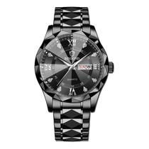 Relógio impermeável que brilha no escuro com calendário duplo masculino 43 mm Relógio impermeável que brilha no escuro com calendário duplo masculino 43 mm
