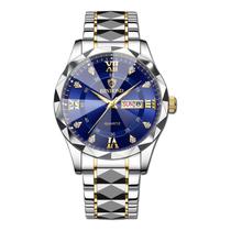 Relógio impermeável que brilha no escuro com calendário duplo masculino 43 mm Relógio impermeável que brilha no escuro com calendário duplo masculino 43 mm