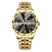 Relógio impermeável que brilha no escuro com calendário duplo masculino 43 mm Relógio impermeável que brilha no escuro com calendário duplo masculino 43 mm