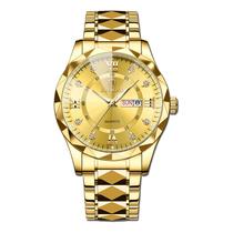 Relógio impermeável que brilha no escuro com calendário duplo masculino 43 mm Relógio impermeável que brilha no escuro com calendário duplo masculino 43 mm