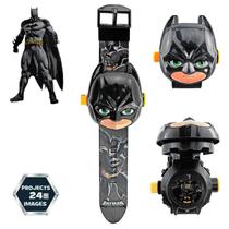 Relógio Infantil Batman 3D com Projetor de 24 Imagens