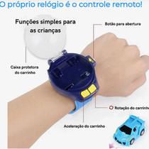 Relógio Infantil Brinquedo Com Carrinho De Controle Remoto - TOP CAR